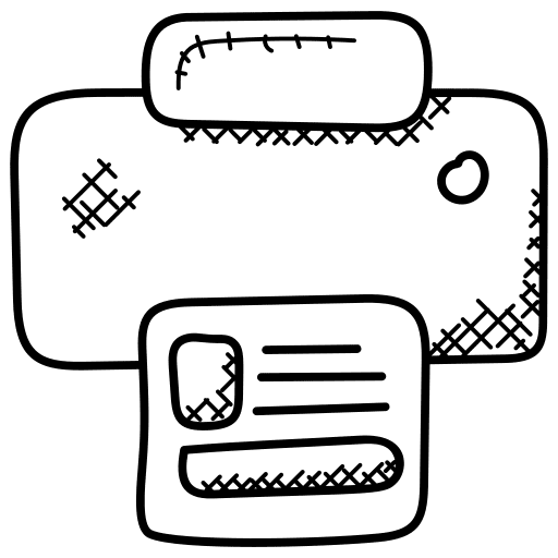 Paper printer printer paper printing icon