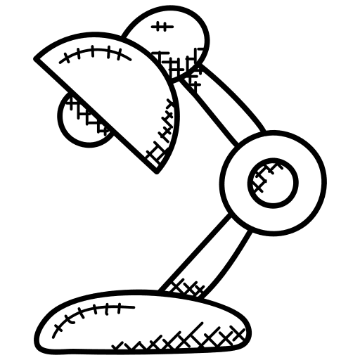 Desk lamp furniture and household desk lamp lamp icon