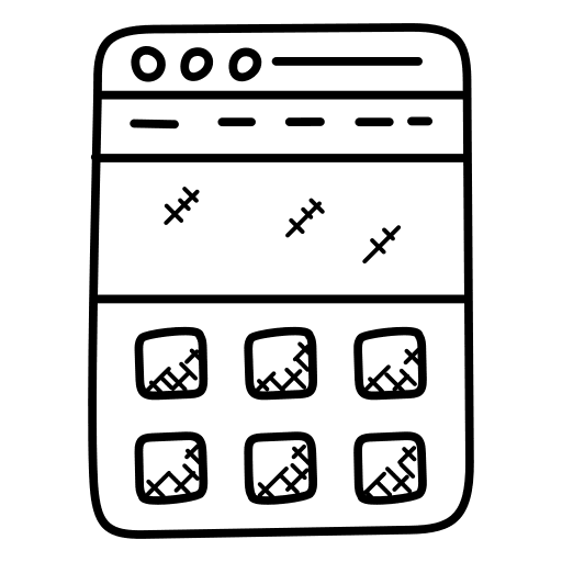 Page layout web design webpage web development icon