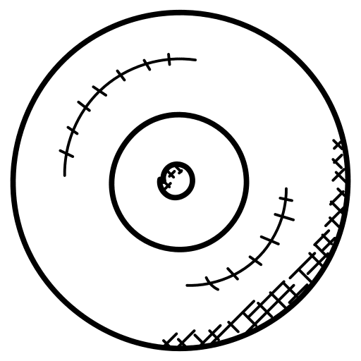 Compact disk audio compact disk device icon