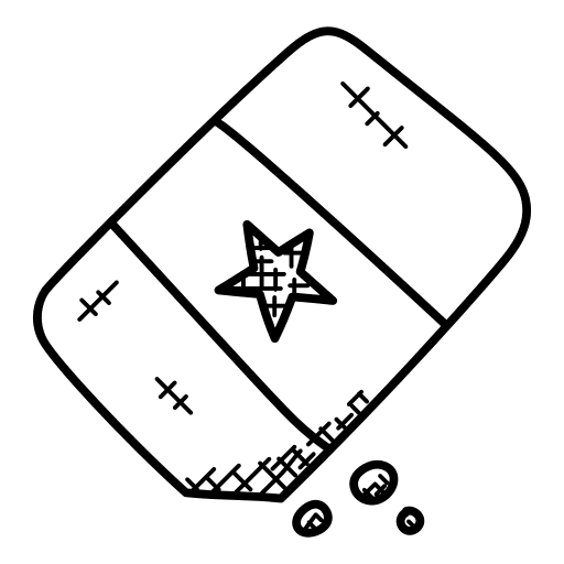 Eraser tool remove edit tool art and design icon