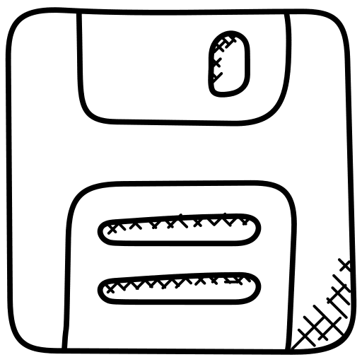 Floppy disc floppy save icon