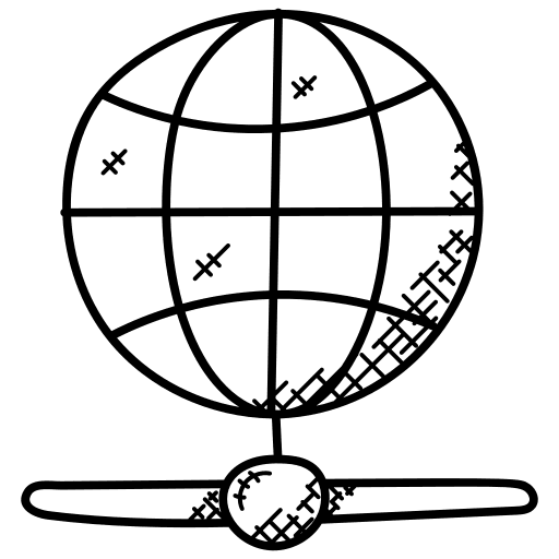 Global network shared networking website icon