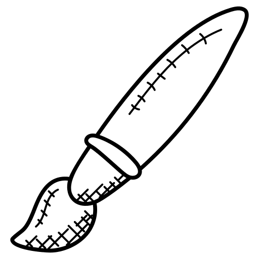 Paint brush designing paint brush brush icon