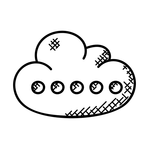 Chatting chat dots communications icon