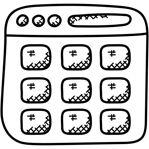 Square calendar square calendar time ui icon