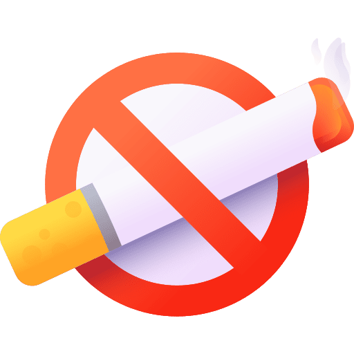 No smoking sign forbidden no smoking icon