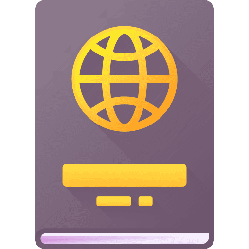 Passport passport travel security icon