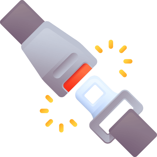 Safety belt safety belt transportation safety seat icon