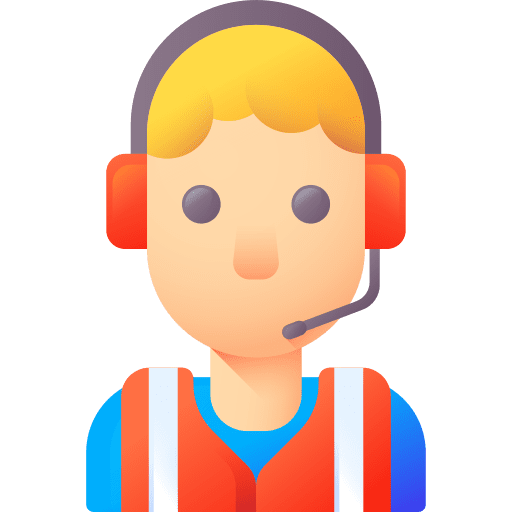 Airport worker professions and jobs plane icon