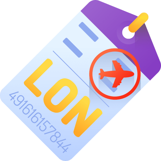 Luggage luggage travel address icon