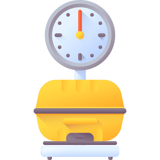 Luggage scale handbag luggage scale scale icon