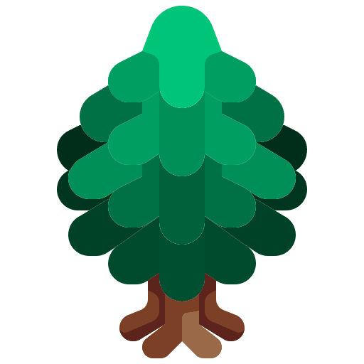 Pine tree yard pine tree icon