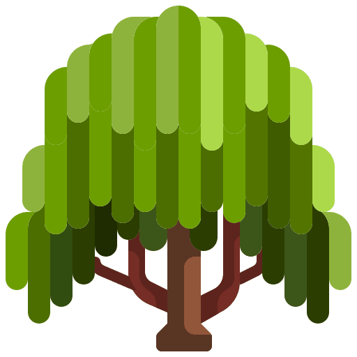 Tree willow nature tree icon