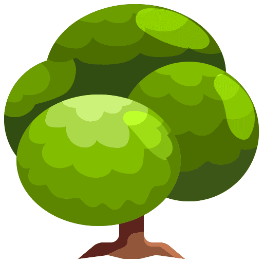 Tree yard ecology and environment gardening icon