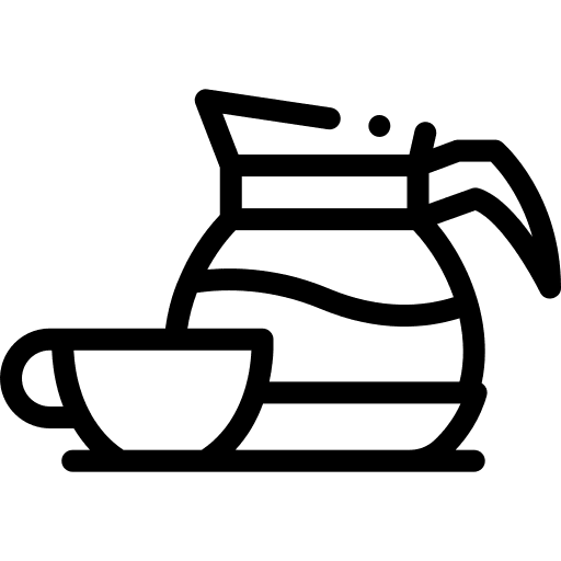 Coffee beverage jar pot icon