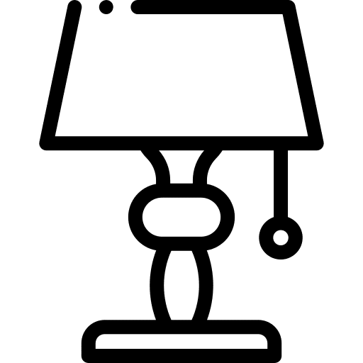 Lamp illumination table lighting icon