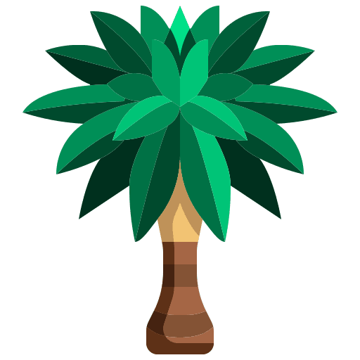 Palm tree summertime summer beach icon