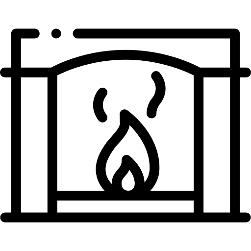 Fireplace warm nature fireplace icon