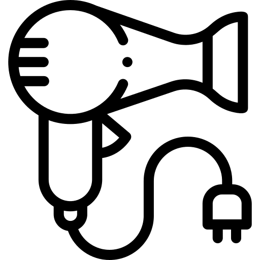 Hair dryer beauty dryer hairdresser icon