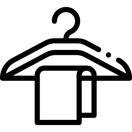 Hanger laundry towel furniture and household icon