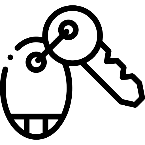 Key hotel holidays key icon