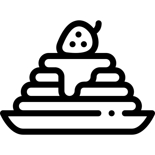 Pancake baker food pancake icon