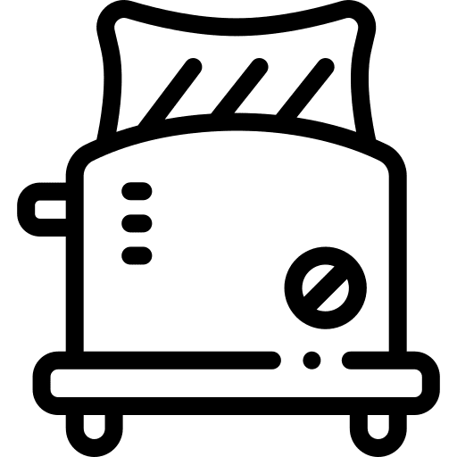 Toaster electronics toast breakfast icon