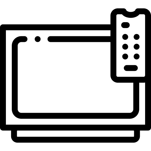 Tv multimedia remote control technology icon