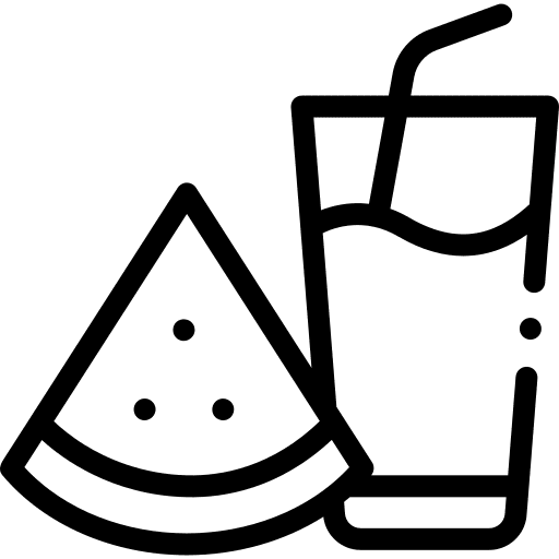 Watermelon fruit organic healthy food icon