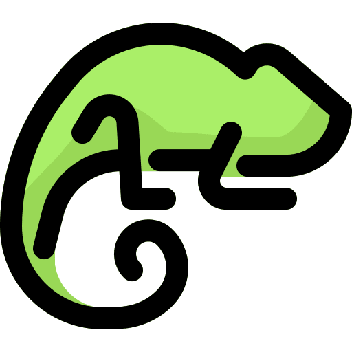 Chameleon wild animals animals zoo icon