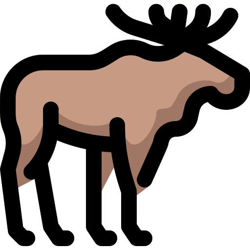 Moose wild animals animals mammal icon