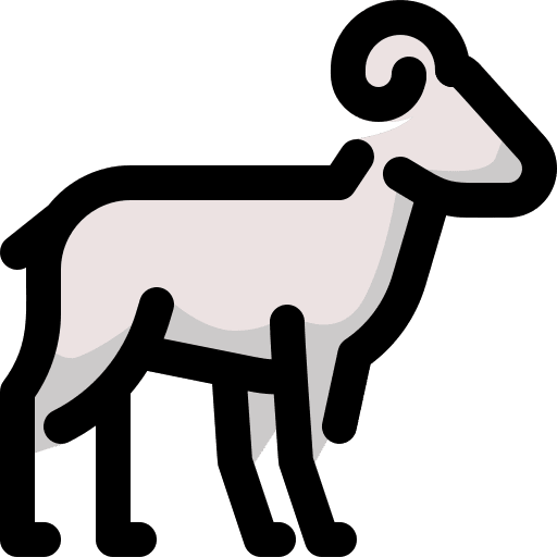 Ram wild animals zoo mammal icon