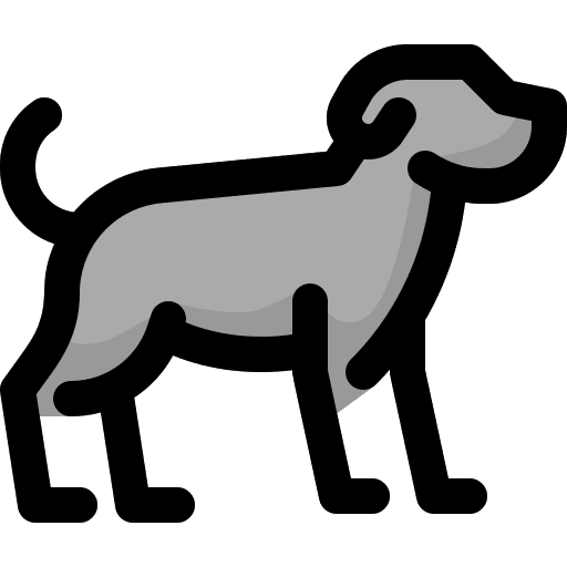 Dog dog mammal military icon
