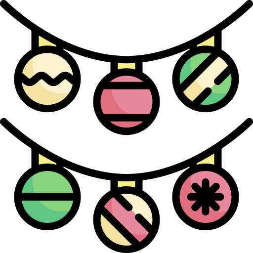 Christmas ball decoration ornament bauble icon