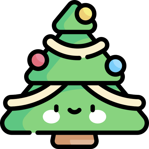 Christmas tree xmas christmas decoration icon