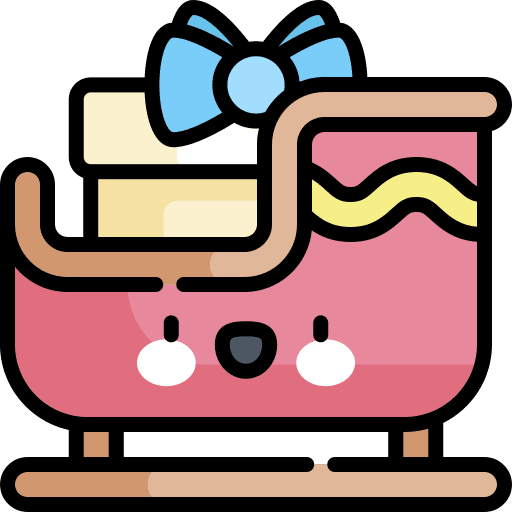 Sleigh sleigh santa claus christmas icon