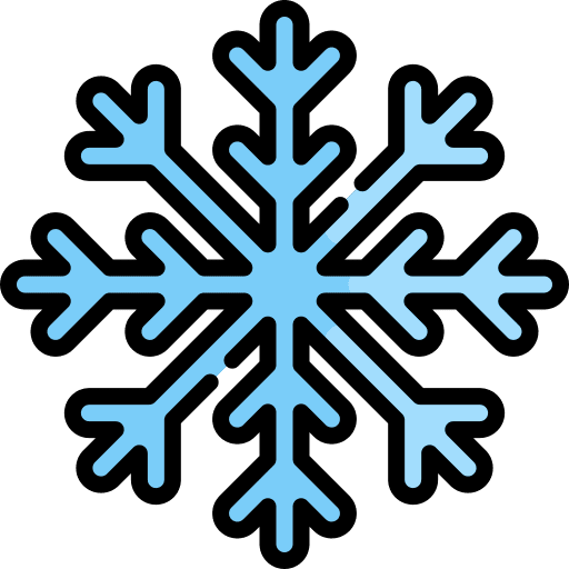 Snowflake weather snowflake forecast icon