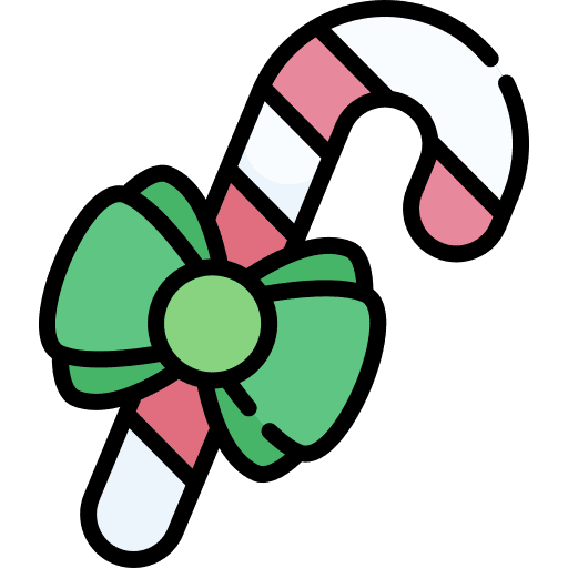 Candy cane food candy cane xmas icon