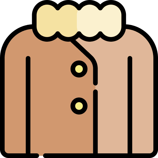Coat fashion winter clothing icon