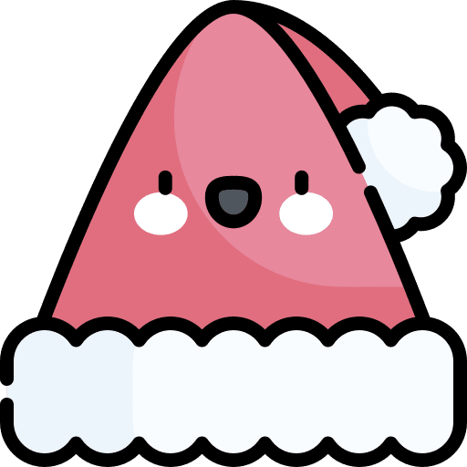 Santa hat costume christmas hat party icon