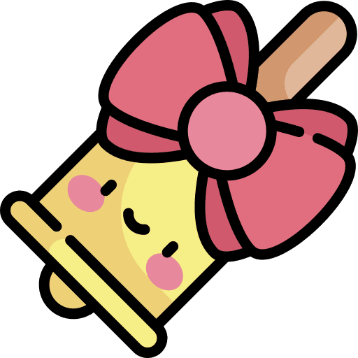 Bell instrument music and multimedia music icon