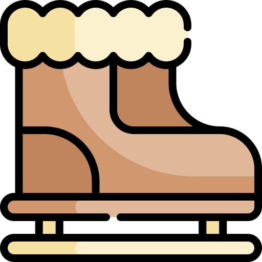 Ice skating ice skate winter season winter sports icon