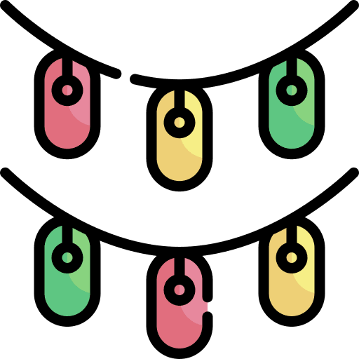 Lights lights illumination decoration icon