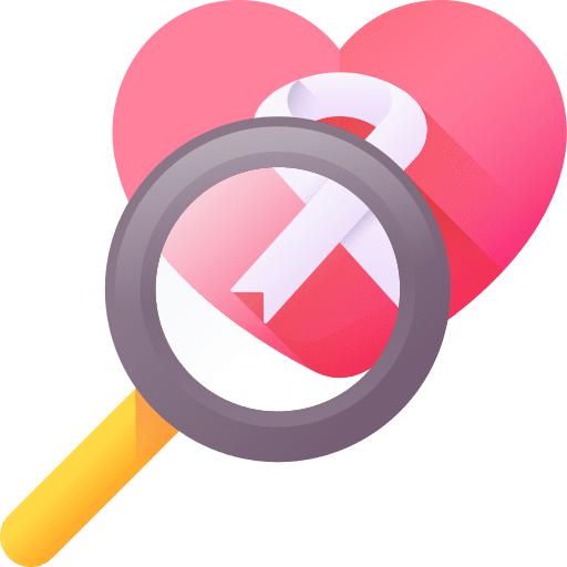 Diagnostic loupe medical diagnostic icon