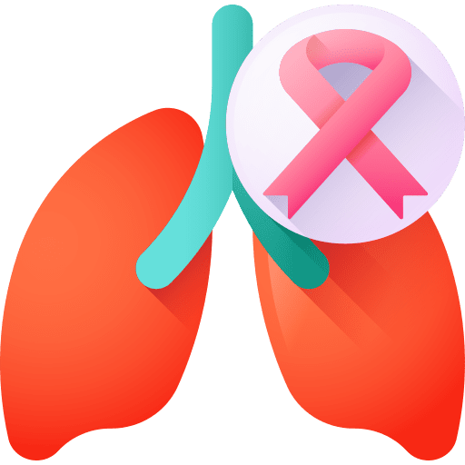 Lung cancer awareness day research lung icon