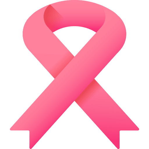 Ribbon awareness ribbon healthcare and medical icon