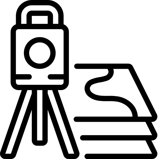 3d scanner measurement tripod measure icon