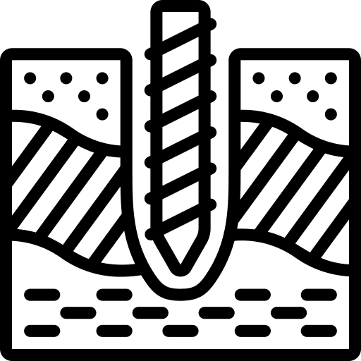 Drill earth drill drilling icon