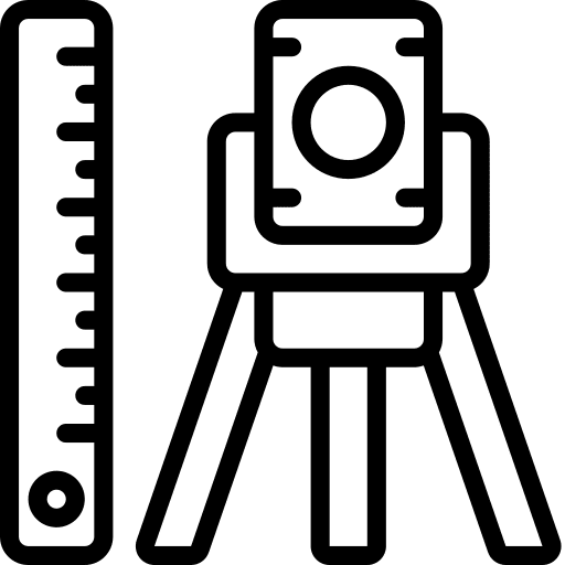 Tripod engineer tool survey icon